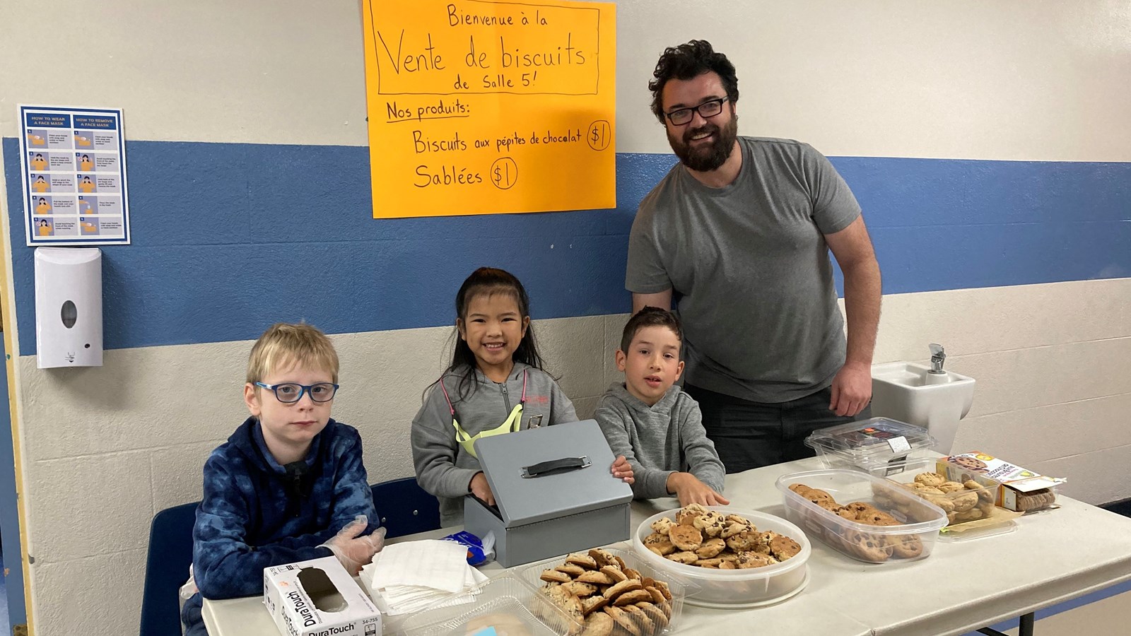 Sir William Olser students at bake sale